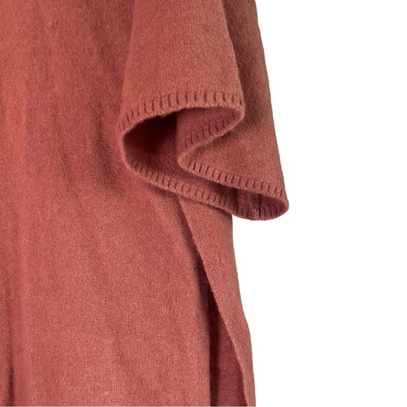 fuzzy cowl neck‎ split thigh knit sweater/dress sz M/L - Picture 5 of 6